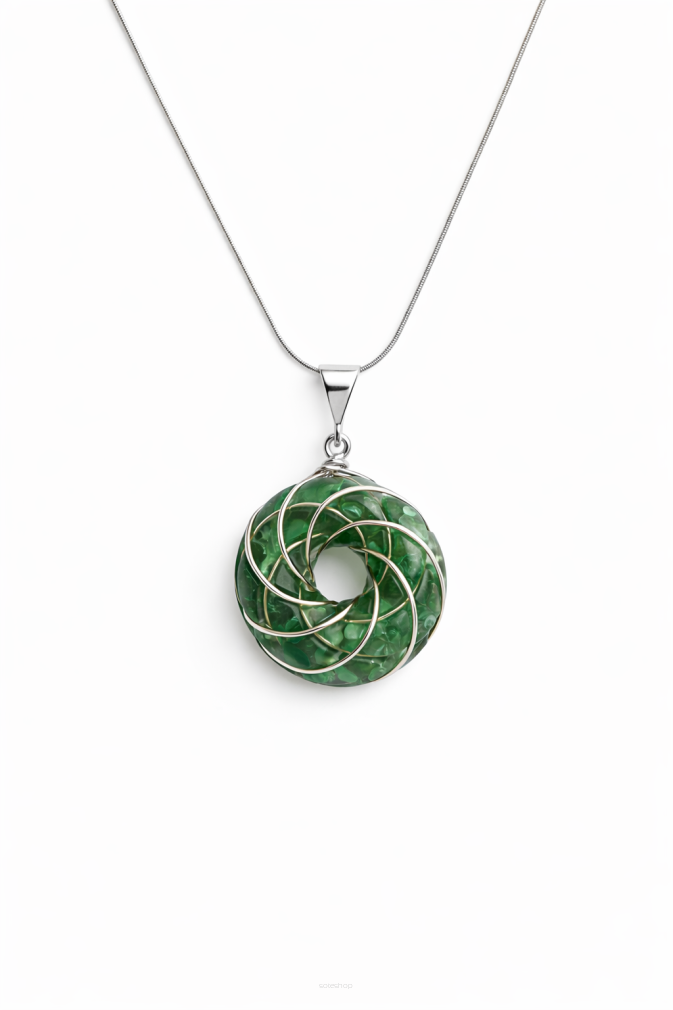 LUMI Torus — Verde | Srebro