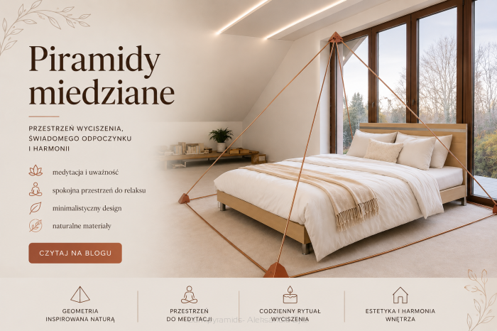 Piramidy miedziane – przestrzeń harmonii, wyciszenia i świadomego odpoczynku